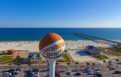 Pensacola Beach aerial view